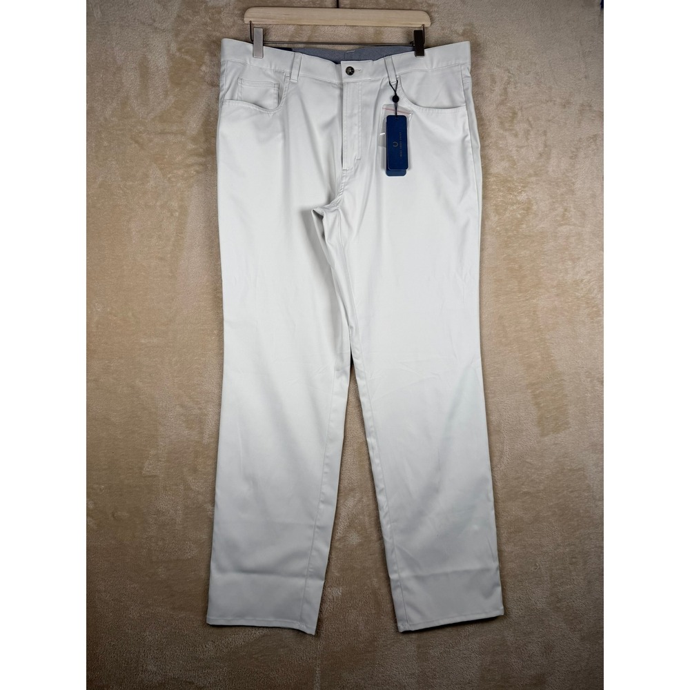 Oxford Men's NWT‎ Golf Pants White Performance Stretch Wicking Breathable 38x32